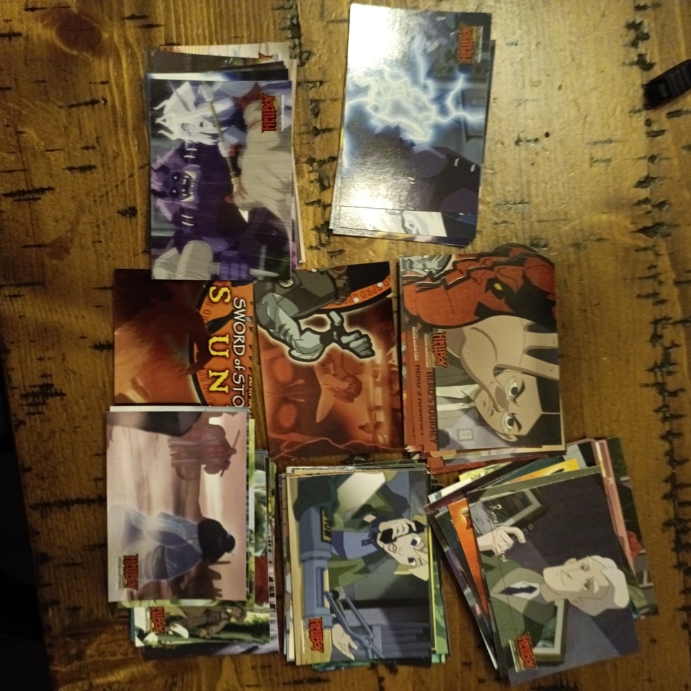 Hellboy Animated Sword of Storms Trading Card Lot Inkworks ~90 Cards Case c1